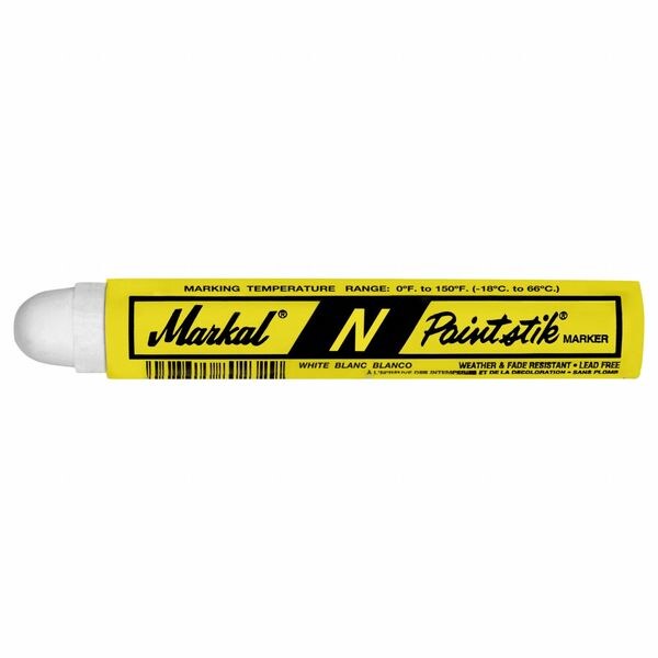 Solid Paint Markers, White, 4-3/4