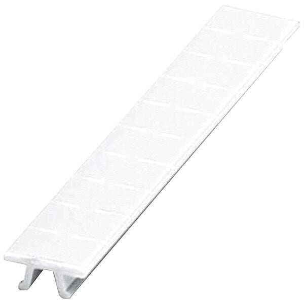 Clip In Marking Strip, Nylon, 10, White