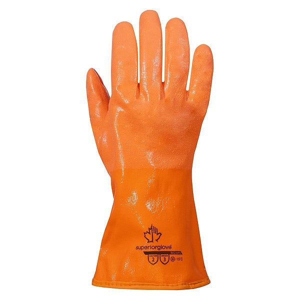 Chemical Resistant Gloves, Orange, 2XL, PR