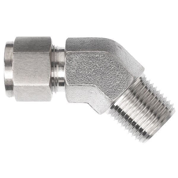 Male NPT 45 Elbow, Gas, N2503