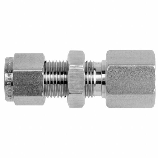 Bulkhead Female Connector, Gas, N2705-LN