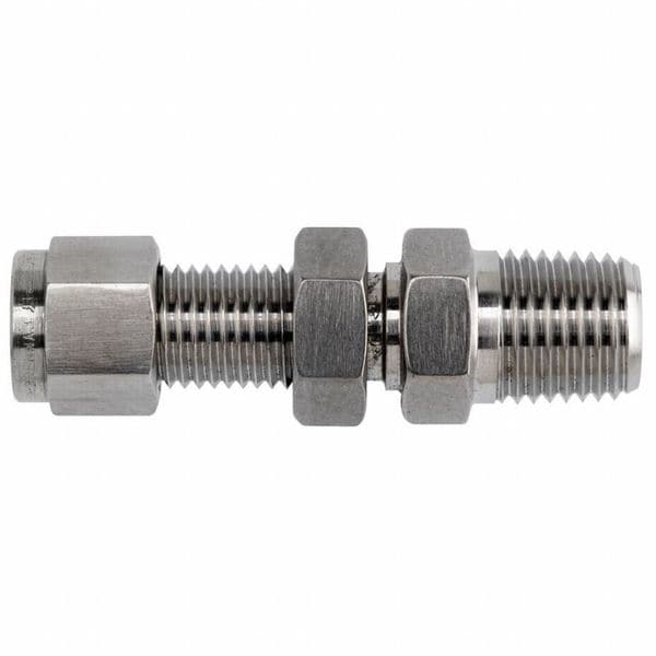 Bulkhead Male Connector, Gas, N2706-LN