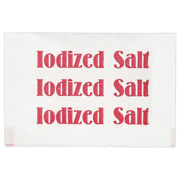 Salt Packet, .75gram, Bulk, PK3000
