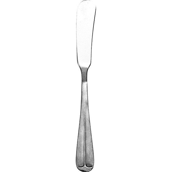 Butter Knife, 6 3/4 in L, Silver, PK12