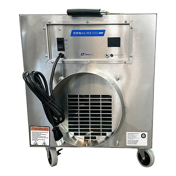 Negative Air Machine, 1000 sq ft, Silver