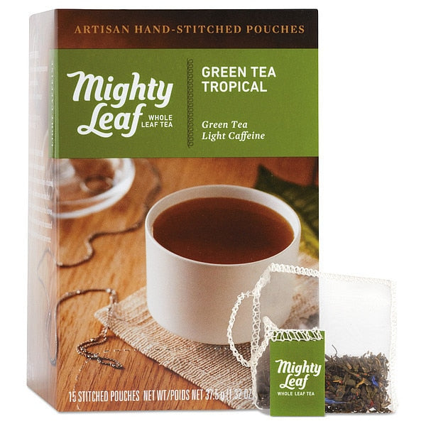 Tea, 1.32 oz Net Wt, Tea Bags, PK15