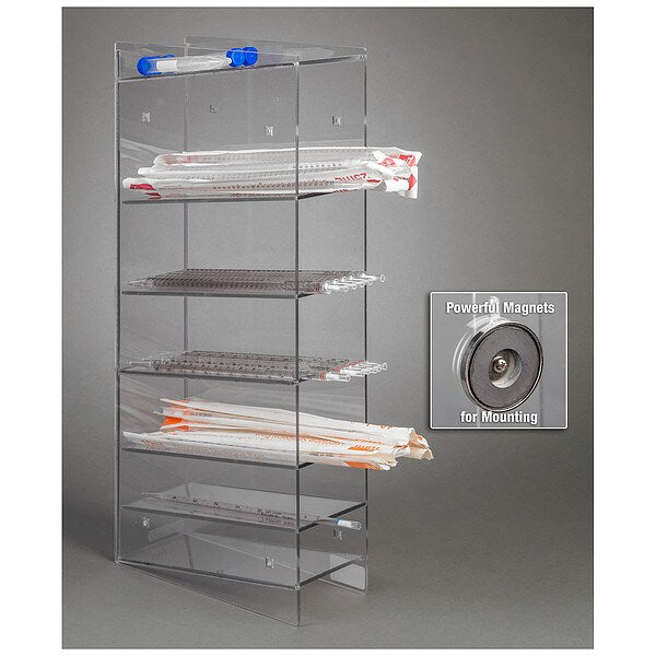 6 Pocket Serological Pipette Holder, PETG