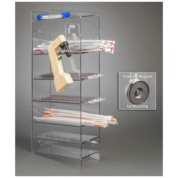 6 Pocket Serological Pipette Holder, PETG
