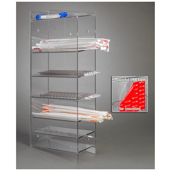 6 Pocket Serological Pipette Holder, PETG