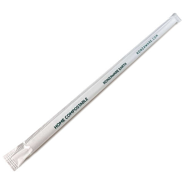 Drinking Straw, Home Compostable, PK1800