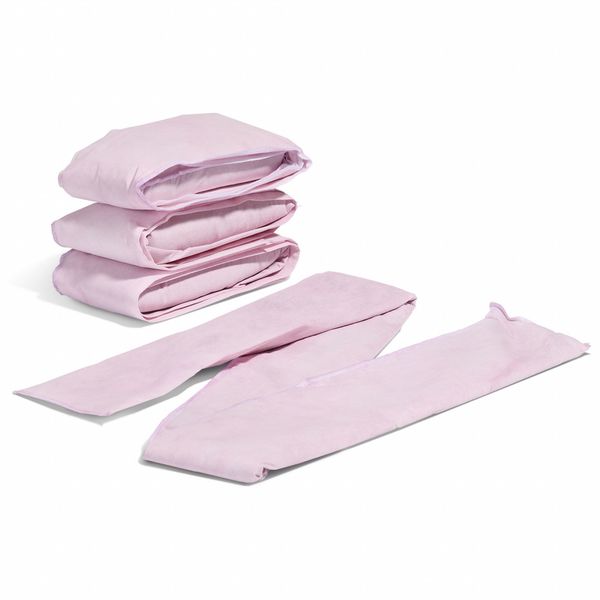 Sorbents, 76.8 oz/box, Biohazard Liquids Absorbed, Pink, Polypropylene, 4 PK