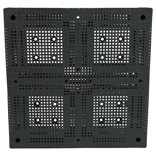 High Density Virgin Polyethylene Pallet, 47 1/4 in L, 47 1/4 in W, 6 in H