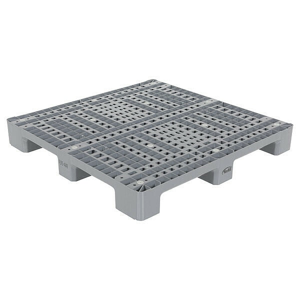 High Density Polyethylene (HDPE) Pallet, 47.5 in L, 47.5 in W, 5.5 H
