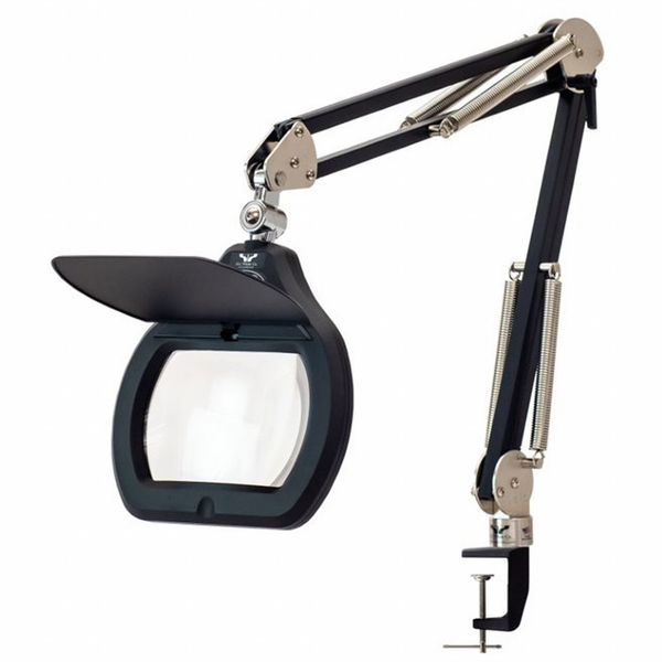 Magnifier, Articulating, ArmReach 45in, BLK