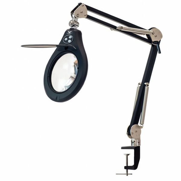 Magnifier, Articulating, ArmReach 45in, BLK