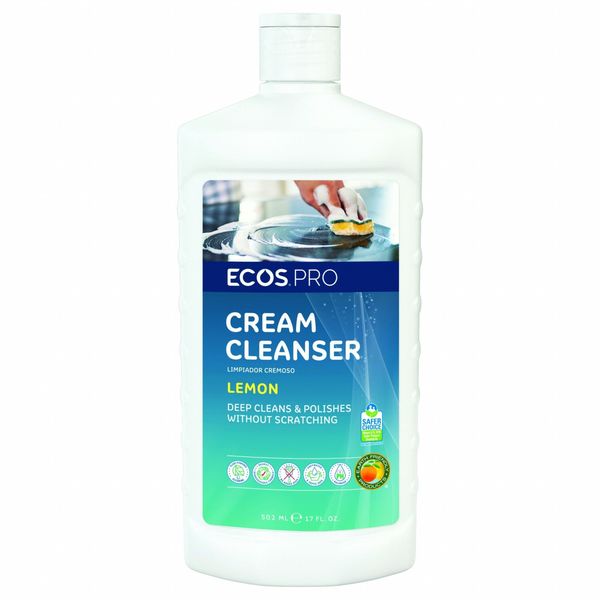 Cream Cleanser, Bottle, Lemon, 6 PK