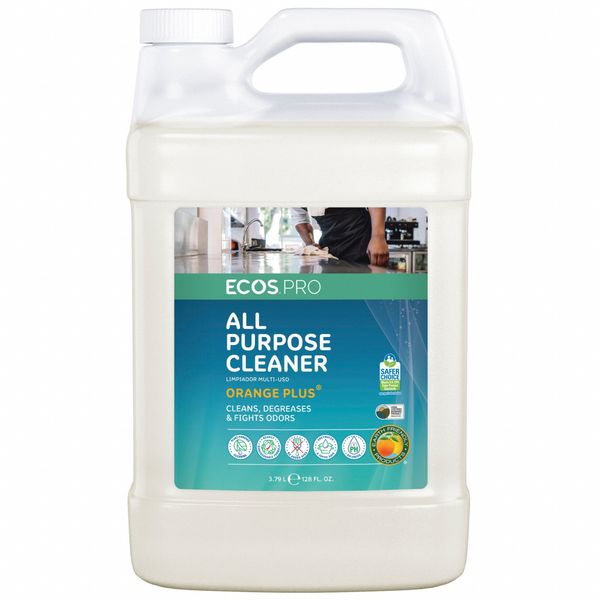 All Purpose Cleaner, Jug, Orange, 4 PK