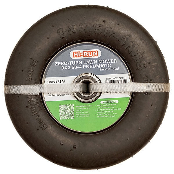 Tires and Wheels, 300 lb, Lawn Mower