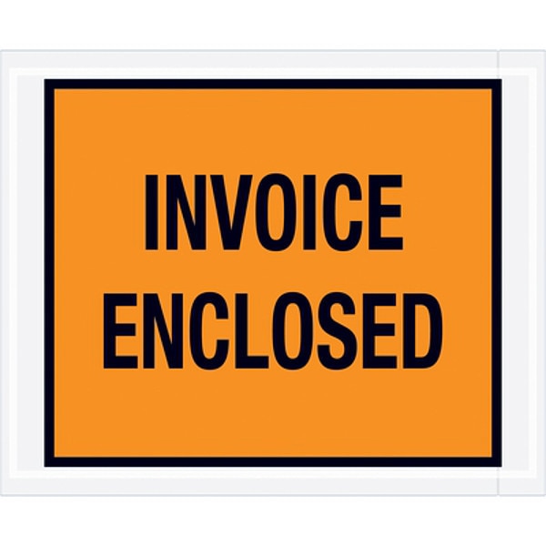 Invoice Envelope, Orange, PK1000