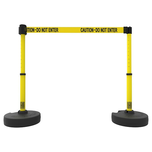 PLUS Barrier Set X2, Blank Yellow Banner