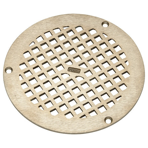 Grid Strainer, 6 in L, Bronze, Round Grate