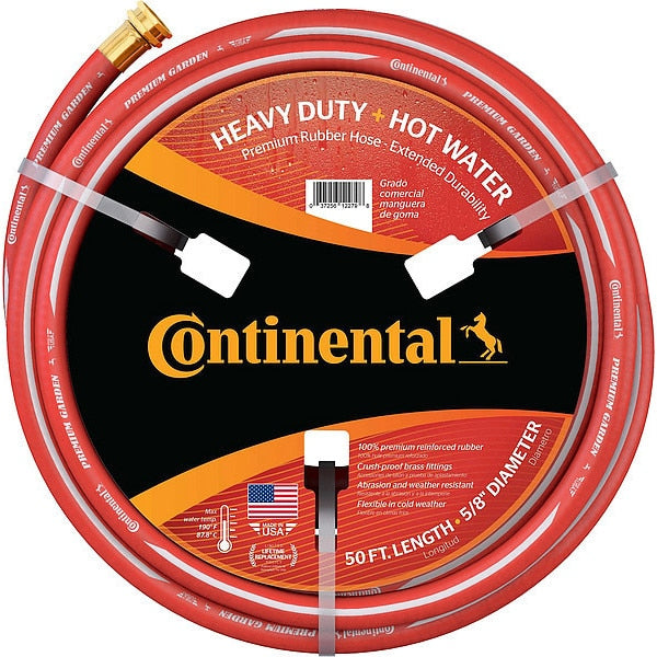 Water Hose, Red, 50ft., 5/8