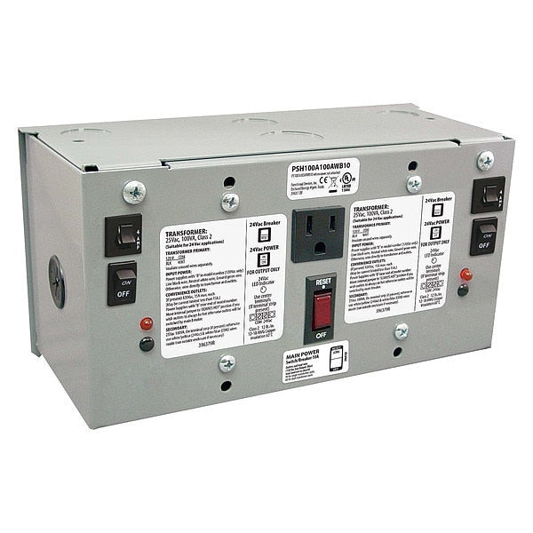 Enclosed Dual 100VA, 120VAC to 24VAC