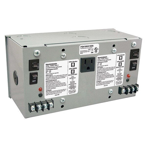Enclosed, Dual, 100VA, 120VAC-24VAC