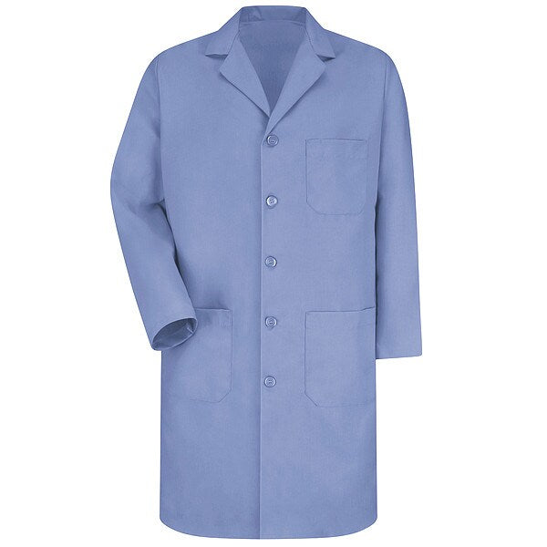Lab Coat, L, Blue, 41 1/2 In. L