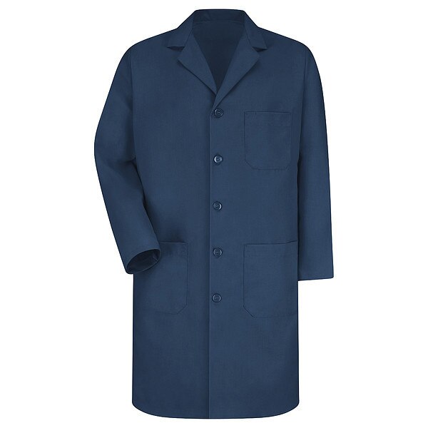 Mens Navy Lab Coat 80/20