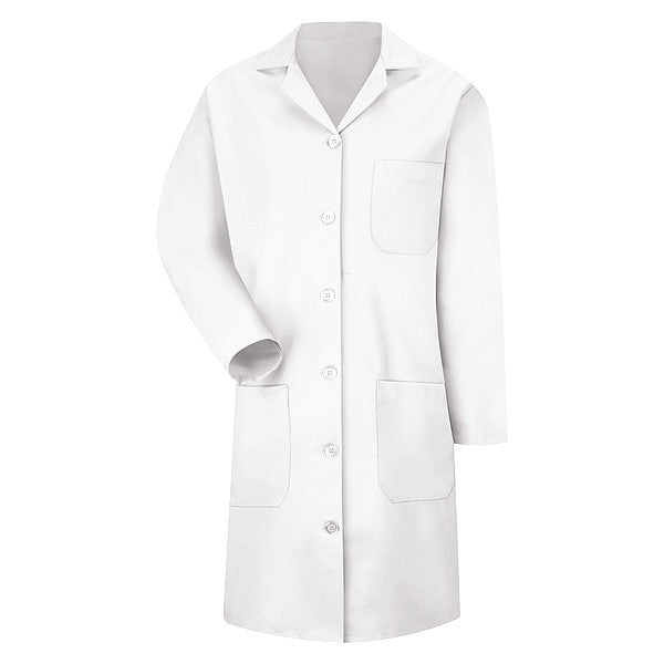 Lab Coat, XL, White, 38-1/4 In. L