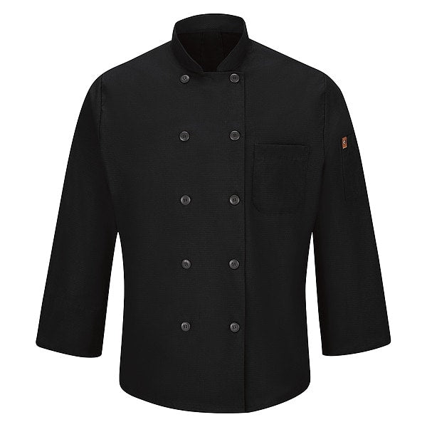 Chef Coat, 3XL, Black
