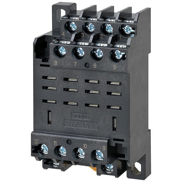 Relay Socket, Square Base, 14 Pin, 45.5mm W