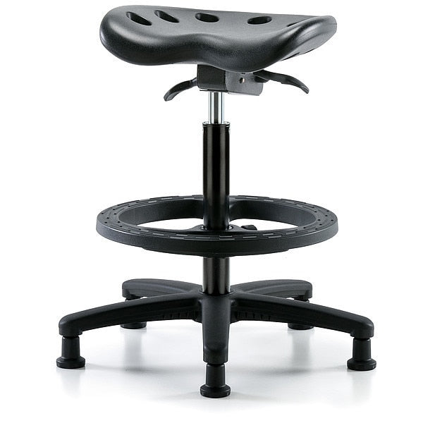 Tractor Stool, 300 lb Cap., Black