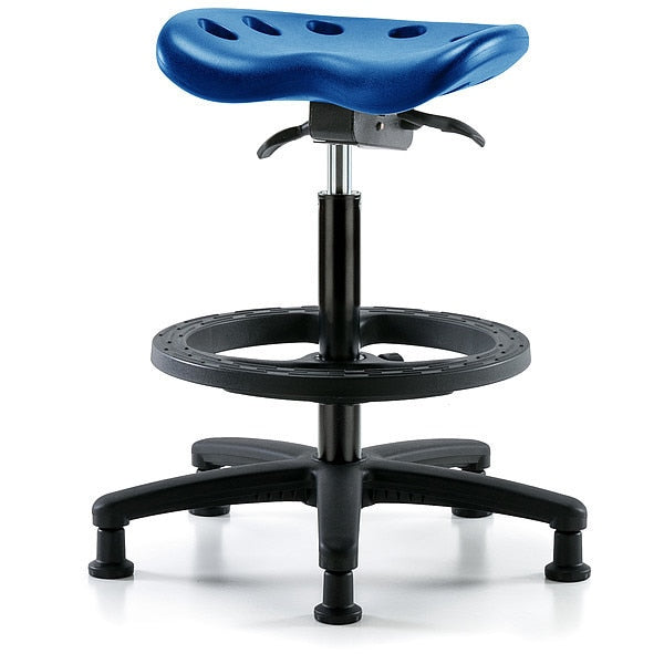 Tractor Stool, 300 lb Cap., Blue