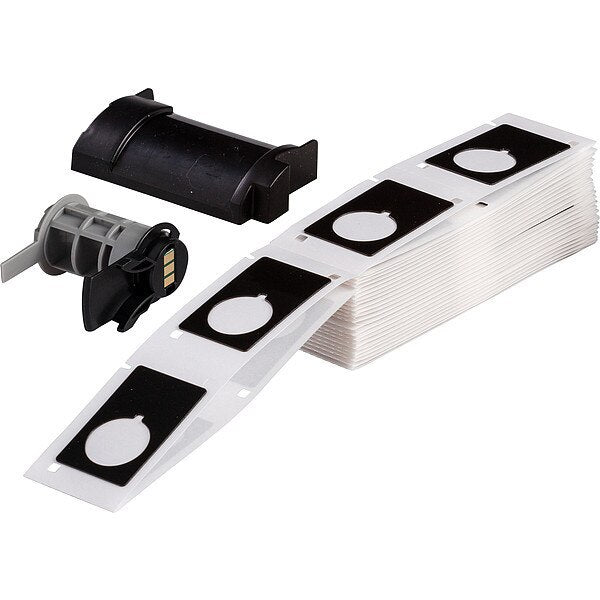 Label, 1 13/64 in W, Black