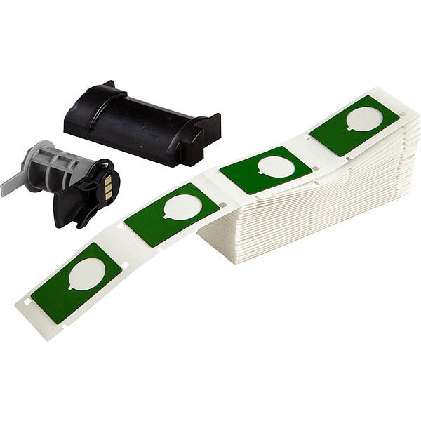 Label, 1 13/64 in W, Green
