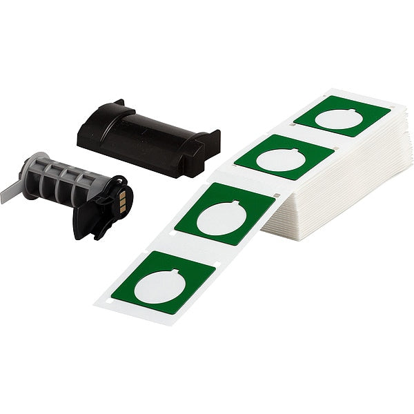 Label, 1 51/64 in W, Green