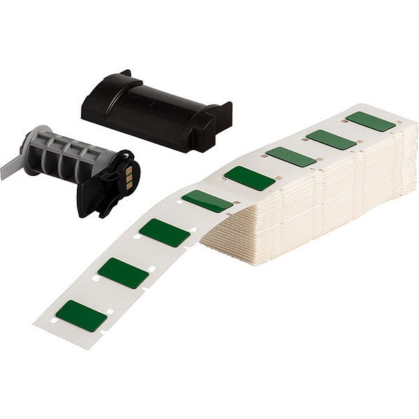 Label, 1 1/16 in W, Green