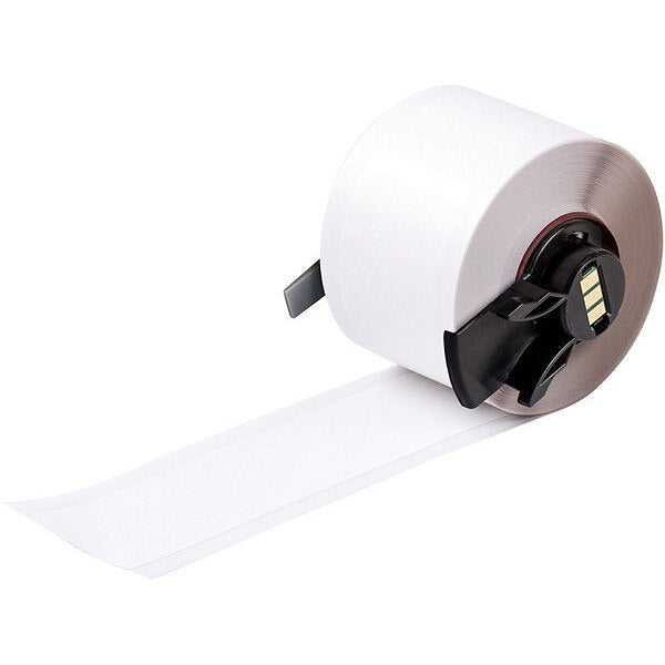 Label, 1 19/64 in W, Indoor, White