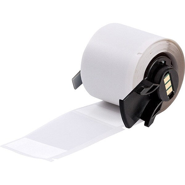 Label, 1 1/2 in W, Clear; White