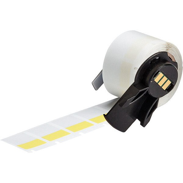 Label, 3/4 in W, Clear; Yellow