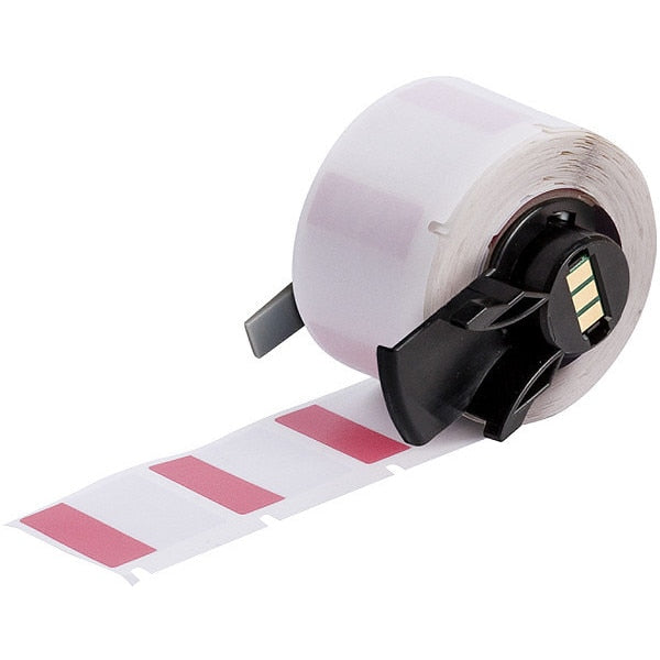 Label, 1 in W, Clear; Red