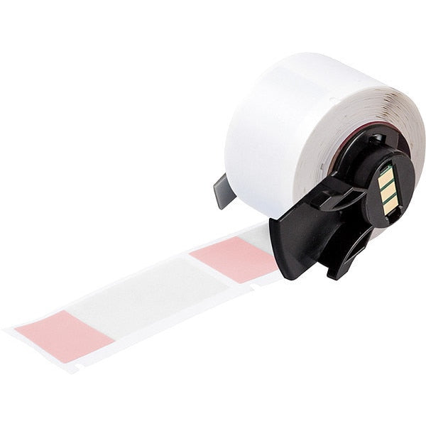 Label, 1 in W, Clear; Red