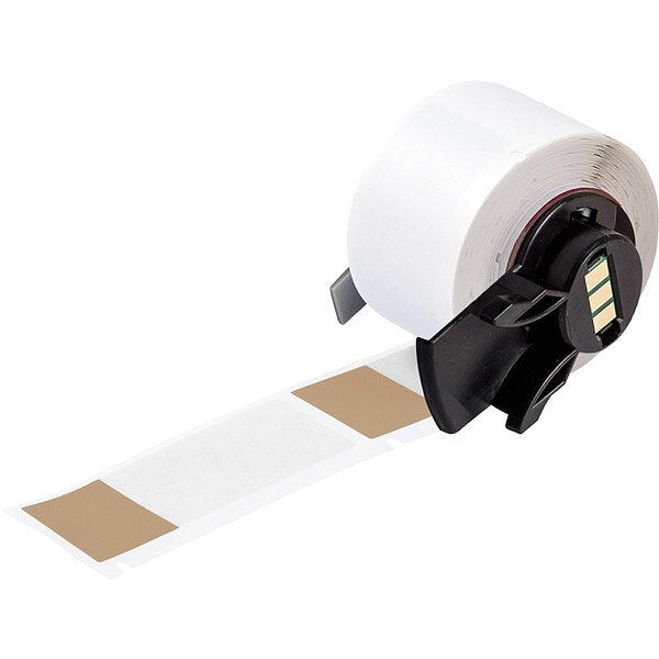 Label, 1 in W, Brown; Clear
