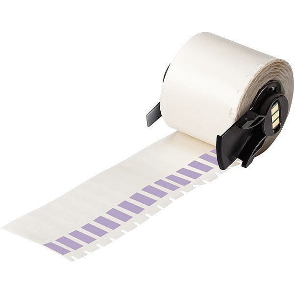 Label, 1/4 in W, Clear; Purple