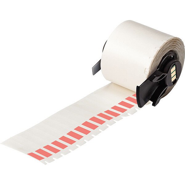 Label, 1/4 in W, Clear; Red