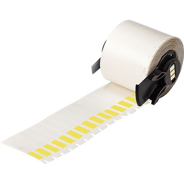 Label, 1/4 in W, Clear; Yellow