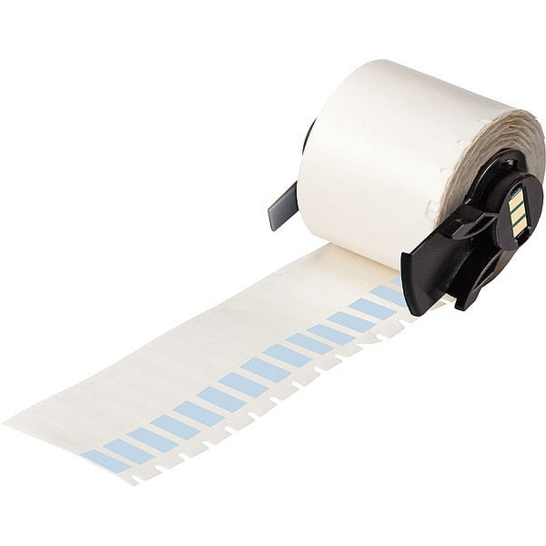 Label, 1/4 in W, Blue; Clear