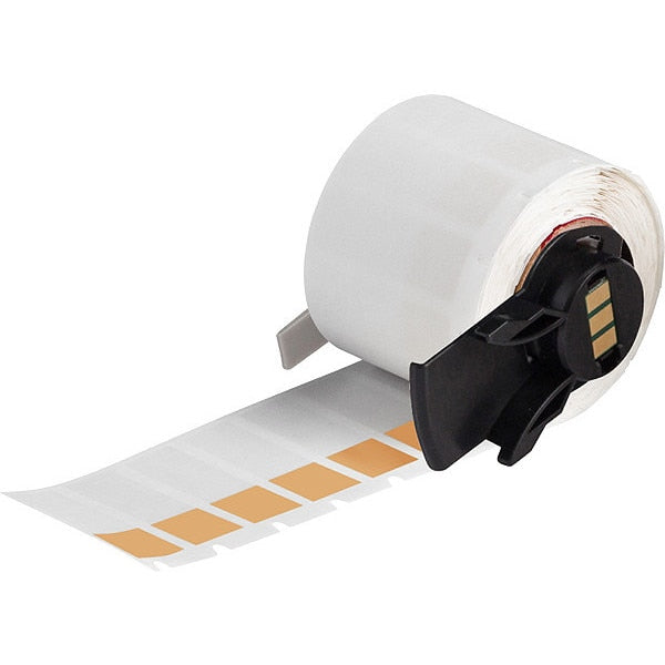 Label, 1/2 in W, Clear; Orange